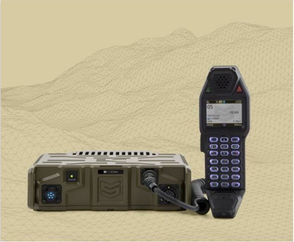 Codan's Sentry-HTM high frequency software-defined radio.
